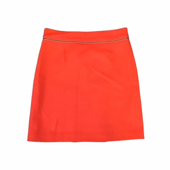 Tory Burch 2 Rosin 100% Brushed Wool Skirt - Picture 5 of 7